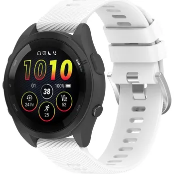 VSECHNONAMOBIL 57242 RUBBER Silikonový řemínek Garmin Forerunner 265S bílý