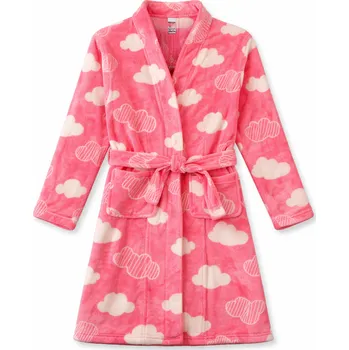 Dámský župan xcena Dámský župan růžový s obláčky Velikost: L