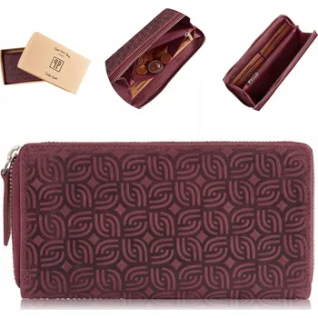 Peněženka Paolo Peruzzi dámská peněženka z pravé kůže růžová