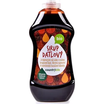 Nápoj Countrylife Datlový sirup Bio Objem: 874ml