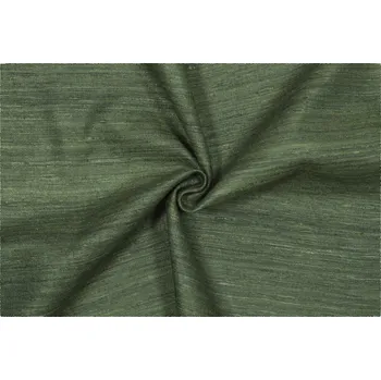 Divoké hedvábí se lnem, tmavě zelené, sartor.cz