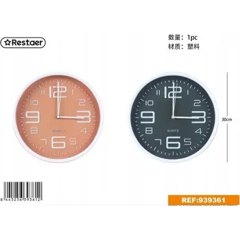 Hodiny Rest.aer - Barevné nástěnné hodiny - Kulatý (30 CM)