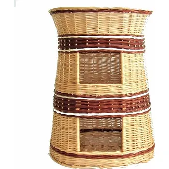 Bouda pro psa Proutěná bouda s pelíškem patrová