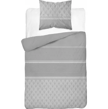Povlečení Povlečení Saténové 140x200 Mozaika Šedá Popelavá