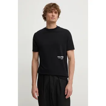 Pánské tričko Tričko Karl Lagerfeld 544221.755033 černá 99X, vel. M