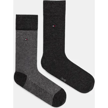 Oblečení a móda Ponožky Tommy Hilfiger 2-pack 701226104.NOS šedá 90A, vel. 43/46