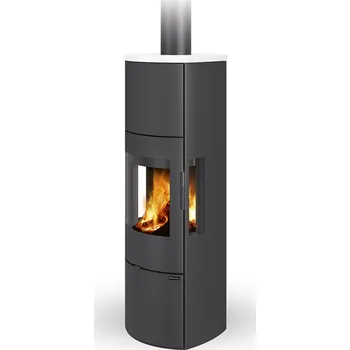 Krbová kamna ROMOTOP PARLA H 3S krbová kamna 3,0-7,8 kW, cherry