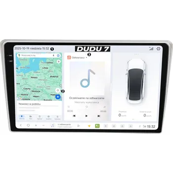 Autorádio DUDUAUTO AUTORÁDIO S NAVIGACÍ PRO TOYOTA AVENSIS T25 2003-2008 ANDROID QLED 6GB