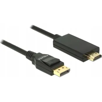 Video kabel Kabel DisplayPort 1.2A na HDMI M/M 4K 3m černý Premium