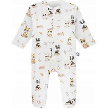 Overal rozepínací overal bavlna organická 50 cm Sladkosti fox BonjourCherie