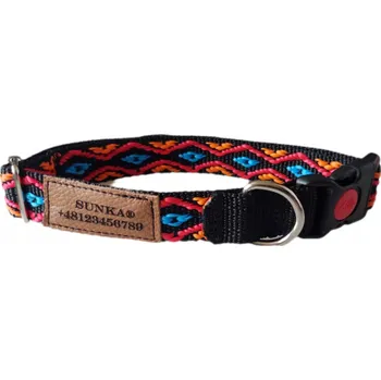 Obojek pro psa Obojek pro psa s gravírováním Sunka vel. M