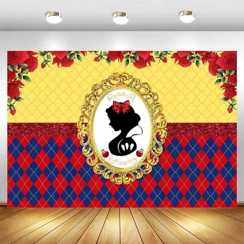 Fotopozadí FOTOGRAFICKÉ POZADÍ SNĚHURKA DEKORACE FOTOKOUTEK 210*150 CM