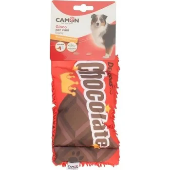 Hračka pro psa Plyšová Hračka pro psy s pískadlem Čokoláda Camon 20 cm