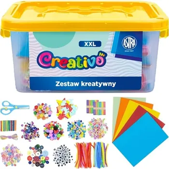 Výtvarná sada Kreativní sada v plastovém boxu Astra Creativo XXXL 2000 dílů A