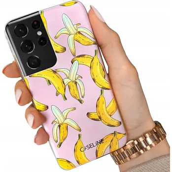 Pouzdro na mobilní telefon Zadní Kryt Caseline pro Samsung Galaxy S21 Ultra bezbarvý