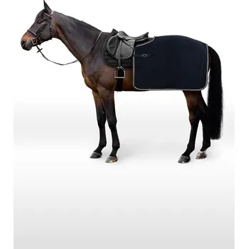 Deka pro koně Fleecová deka HORZE KIEL Barva: tmavě modrá, Velikost: FULL