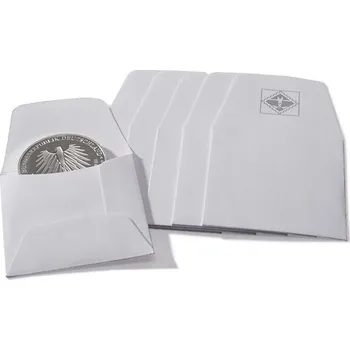 Obal pro sběratelský předmět LEUCHTTURM Papírové kapsičky na mince do 46 mm, 100 ks