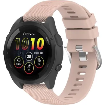 VSECHNONAMOBIL 57253 RUBBER Silikonový řemínek Garmin Forerunner 265S růžový