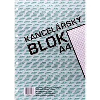 Kancelářský blok A4, čtvereček, 50 listů