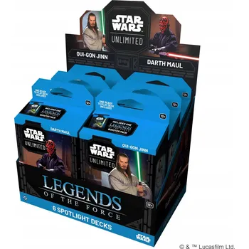 Karetní hra Asmodee Czech Republic SWU 05: Legends of the Force Booster - Spotlight Dec