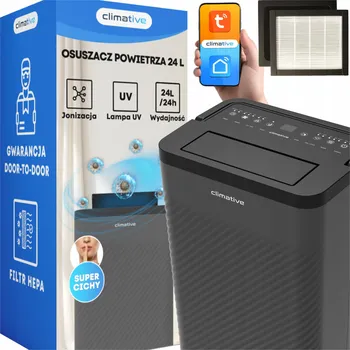 Odvlhčovač vzduchu Odvlhčovač vzduchu Climative Nexi ION UV HEPA WiFi 340 W 24 l/