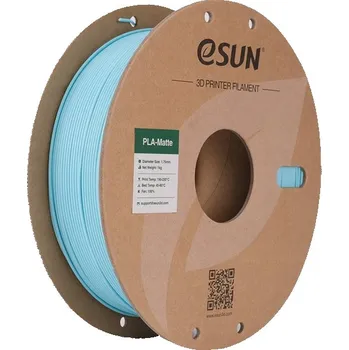 Filament ESun PLA filament Matte světle modrá 1.75mm/1kg