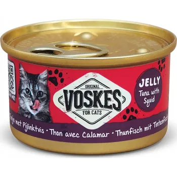 Krmivo pro kočku Krmivo mokré pro kočky Voskes Tuňák s kalmarem 85 g