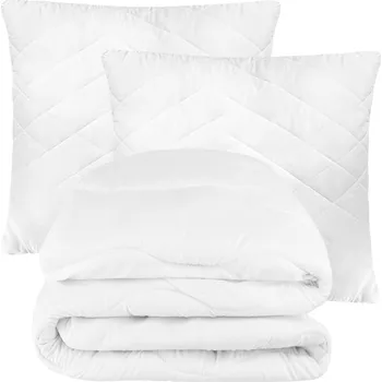 přikrývka Celoroční přikrývka ANTI-ALERGICKÁ 200x220 + 2 polštáře 70x80 SADA polský