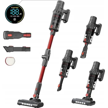 Vysavač Tyčový vysavač 500W 2.5H 33KPa červený JIGOO C500