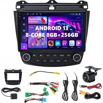 Mobilní telefon AUTORÁDIO S ANDROID 13 PRO HONDA ACCORD VII 7 2003-2008 CARPLAY LTE SIM GPS 8GB/256GB