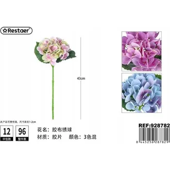 umělá květina Umělá Květina Pryskyřičná Růžová 43cm Dekorace