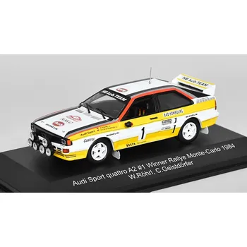 autíčko Audi Quattro A2 #1 Winner Rallye Monte-Carlo 1984 Rohrl/Geistdorfer 1:43 - CMR Audi Quattro - kovový model