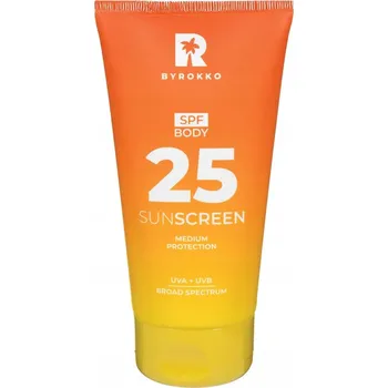 Přípravek na opalování BYROKKO Opalovací krém na tělo SPF 25 – 150 ml