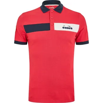 Pánská móda Tričko Diadora Red 1219253 X Large