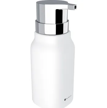 Dávkovač mýdla Ruční dávkovač mýdla na desku Nimco 425 ml bílý, stříbrný