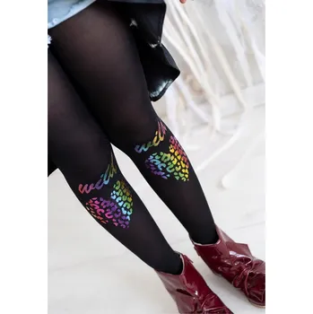 Dětské Punčocháče Knittex černé z polyamidu, velikost 146