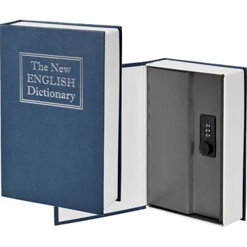 Pokladnička SEJF KNIHA KASIČKA na peníze KOVOVÁ