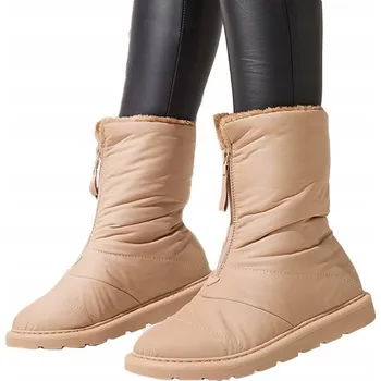 Dámská zimní obuv HNĚDÉ DÁMSKÉ SNĚHULE TIRIGGA 39