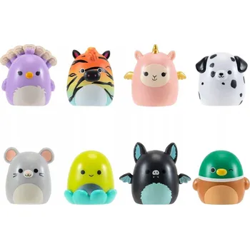 Figurka Squishmallow Squish-a-Longs Mini Figurky 8 kusů - Styl 4, 3 cm