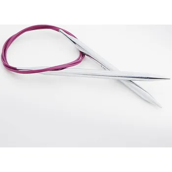 Nástroj na niť a příze Jehlice KNITPRO kovové s lankem 120 cm - 3,50 mm