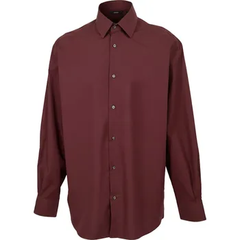 Pánská košile Košile Boss Open Brown 1219369 XL