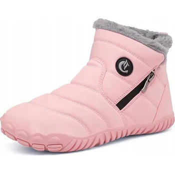 Dámská zimní obuv CELANDA Dámské zimní boty sněhule protiskluzové teplé růžové 40 EU