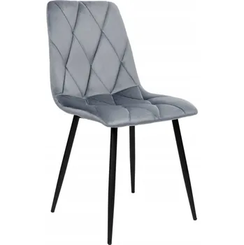 Jídelní židle Židle Halmar umělá kůže šedá 1 ks