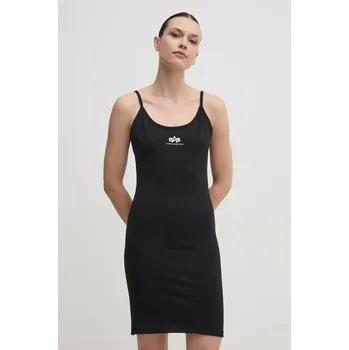 Dámské šaty Šaty Alpha Industries 116078 černá 99X, vel. S