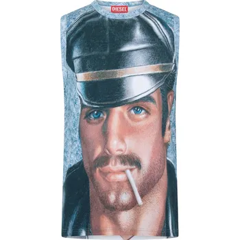 Tričko Diesel Black Black 1219481 3XL