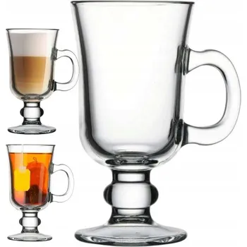 Sklenice Sklenice na kávu LATTE cappuccino čaje svařeného vína dezertů 240 ml