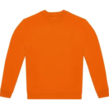 Pánská mikina B&C Pánská mikina přes hlavu Crew Barva: Oranžová, Velikost: L