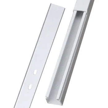 kabelová chránička LIŠTA KABELOVÁ ŽLAB KABELOVÝ KANÁL S VÍKEM 12x12 2m BÍLÁ