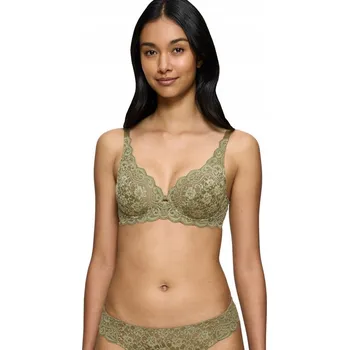 Podprsenka Triumph podprsenka s měkkými košíčky zelená velikost 75F