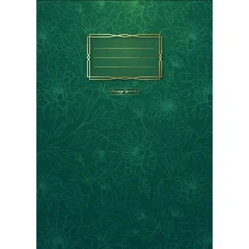 Sešit Premium zelené květy A4 - Sešity